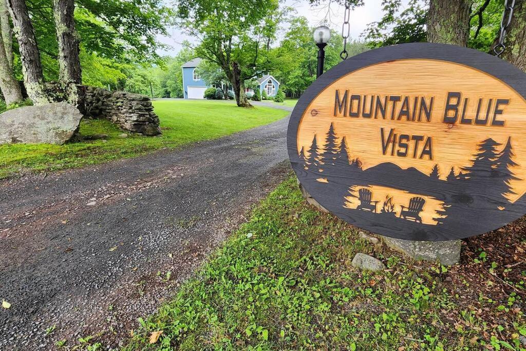 Mountain Blue Vista - Luxury Retreat Near Ski Resorts With Pond, Firepit And Hot Tub Уиндъм Екстериор снимка
