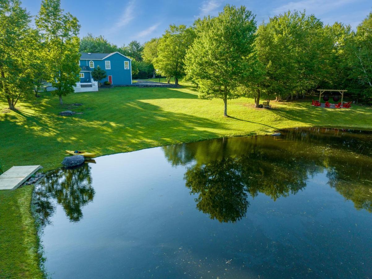 Mountain Blue Vista - Luxury Retreat Near Ski Resorts With Pond, Firepit And Hot Tub Уиндъм Екстериор снимка
