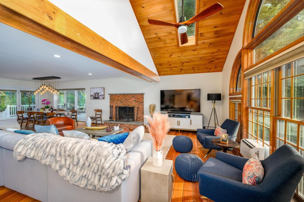 Mountain Blue Vista - Luxury Retreat Near Ski Resorts With Pond, Firepit And Hot Tub Уиндъм Екстериор снимка