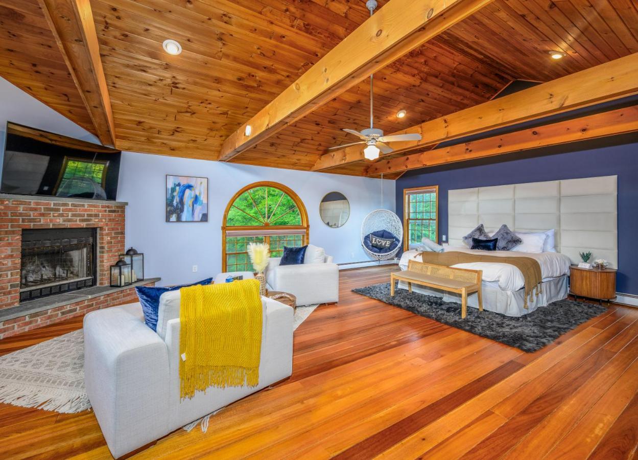Mountain Blue Vista - Luxury Retreat Near Ski Resorts With Pond, Firepit And Hot Tub Уиндъм Екстериор снимка