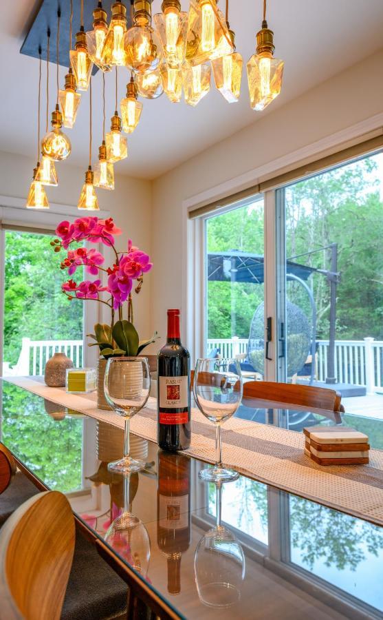 Mountain Blue Vista - Luxury Retreat Near Ski Resorts With Pond, Firepit And Hot Tub Уиндъм Екстериор снимка