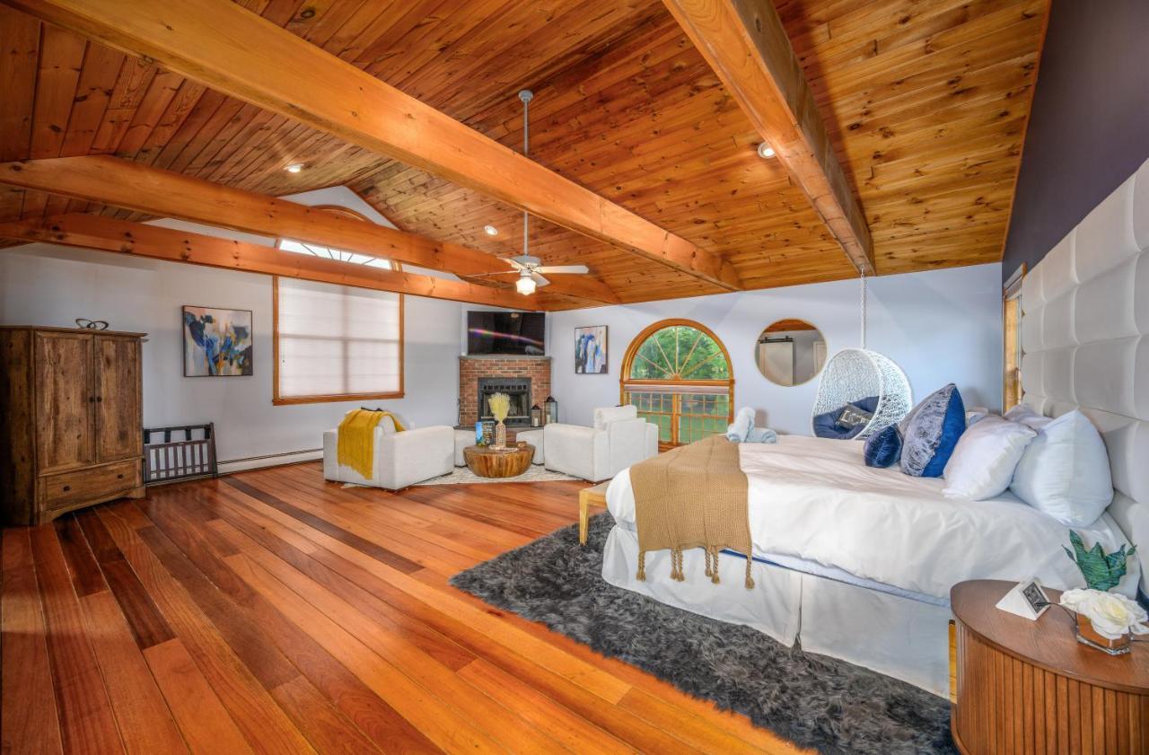 Mountain Blue Vista - Luxury Retreat Near Ski Resorts With Pond, Firepit And Hot Tub Уиндъм Екстериор снимка